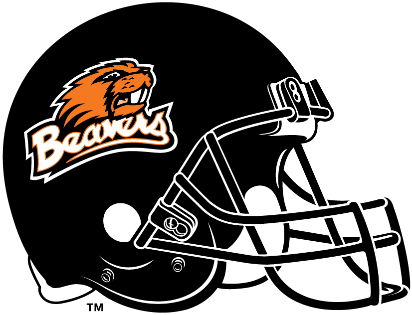 Oregon State Beavers 1997-2012 Helmet Logo iron on transfers for T-shirts